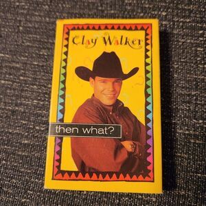 🖤 Then What Single by Clay Walker Cassette Tape Cassingle Country Music